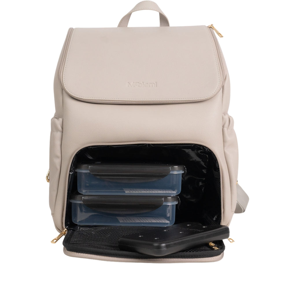 Luxe Meal Prep Backpack (Oat)