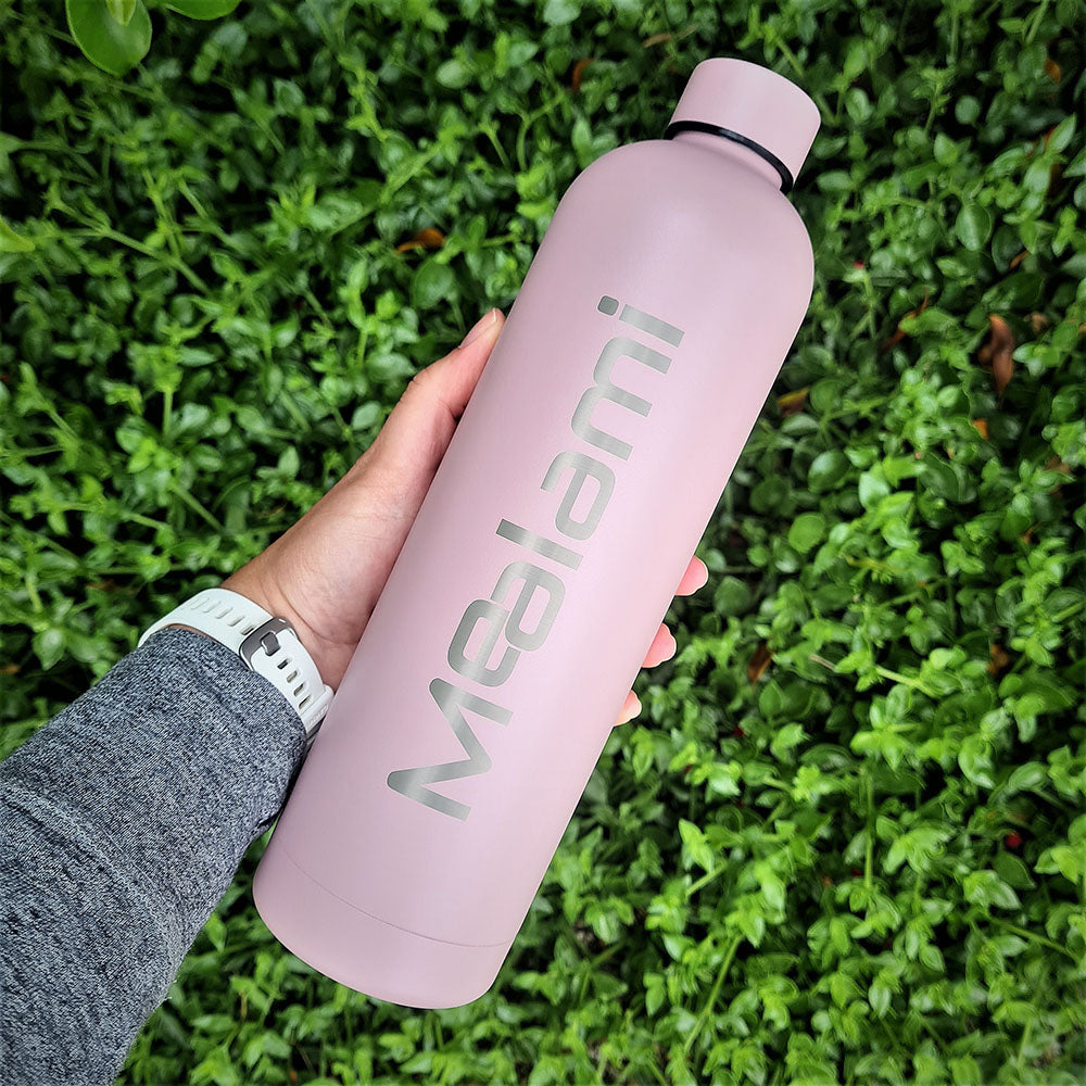 Double Walled Insulated Bottle, 1L (Blush)