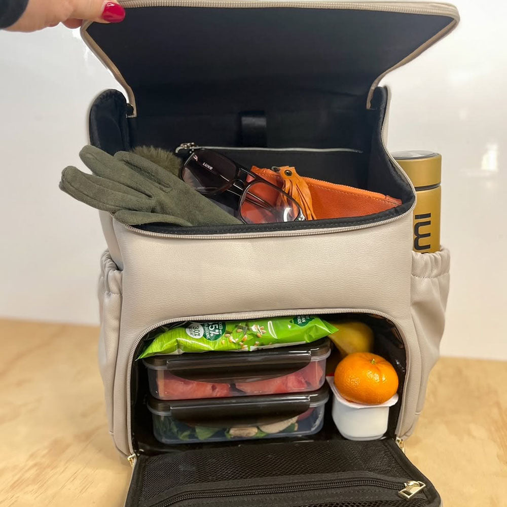 Luxe Meal Prep Backpack (Oat)