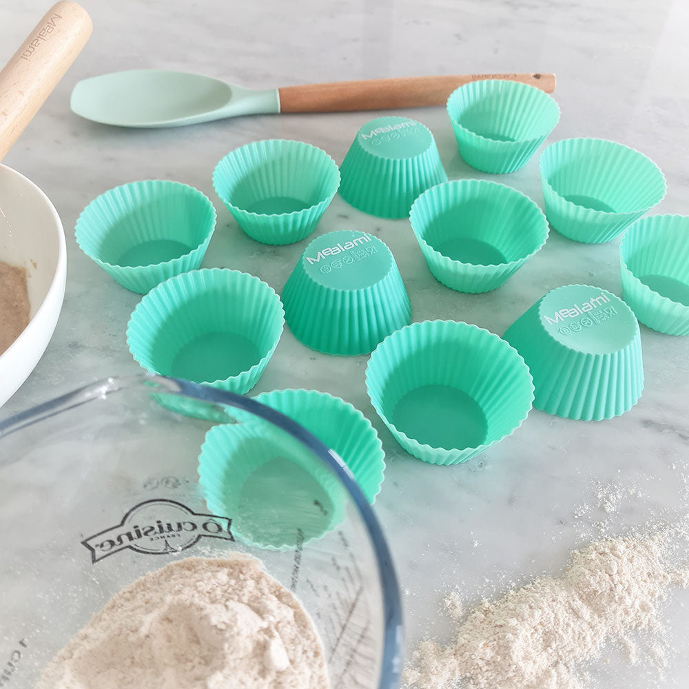 Reusable Silicone Cupcake Moulds (12 pack)